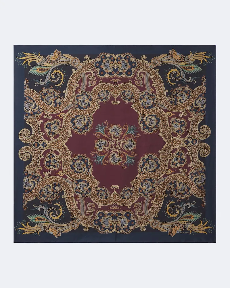 Etro Schal aus Seide Multicolor