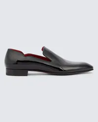 Christian Louboutin Loafers Dandy Chick aus Lackleder Schwarz