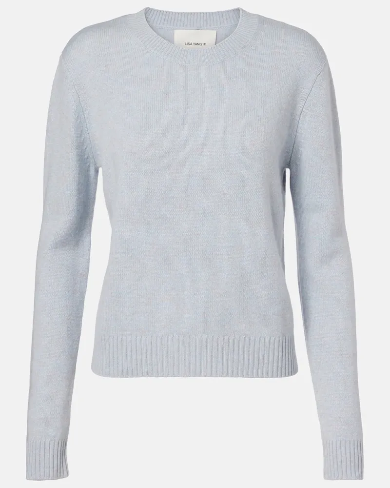 Lisa Yang Pullover Mable aus Kaschmir Blau