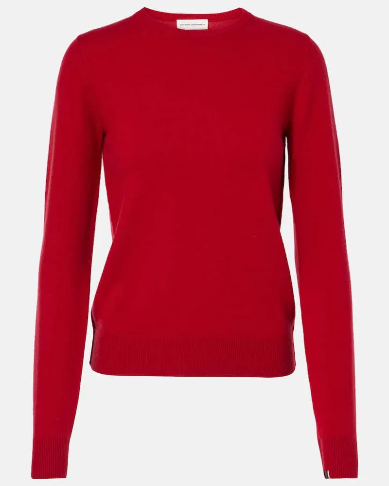 extreme cashmere Pullover N°41 Body aus einem Kaschmirgemisch Rot