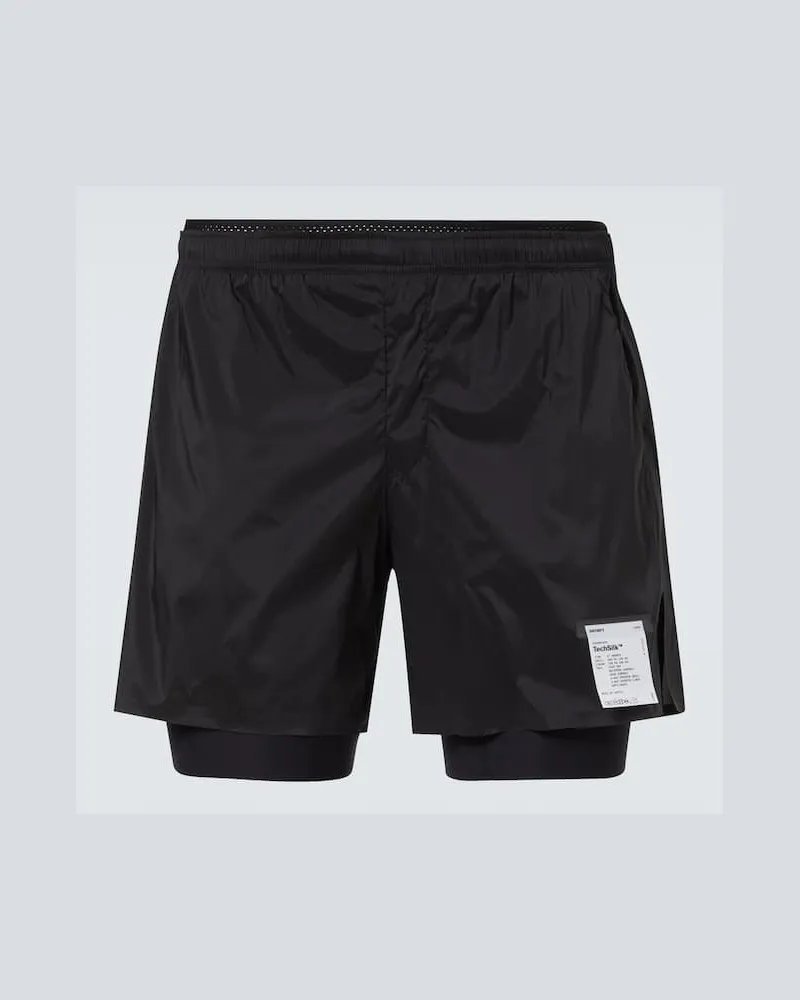 Satisfy Laufshorts TechSilk 5 Schwarz