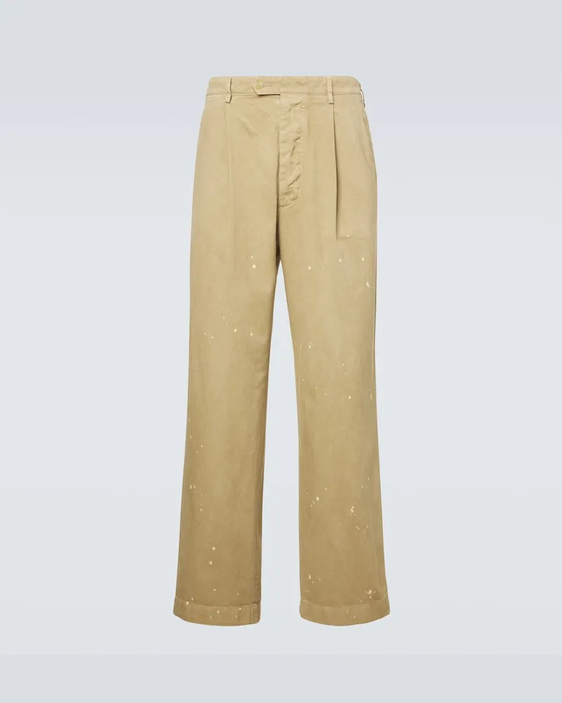 AURALEE Chinohose aus Baumwolle Beige