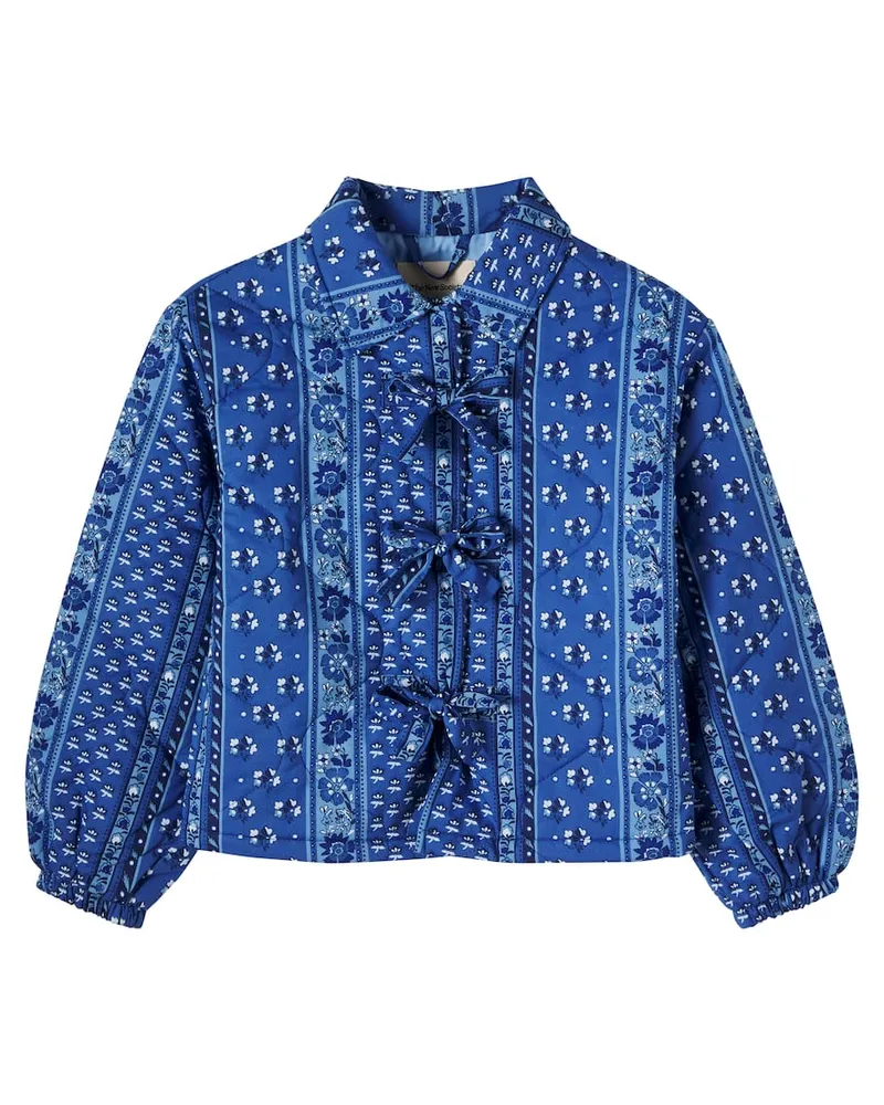 The New Society Jacke Mare aus Baumwolle Blau