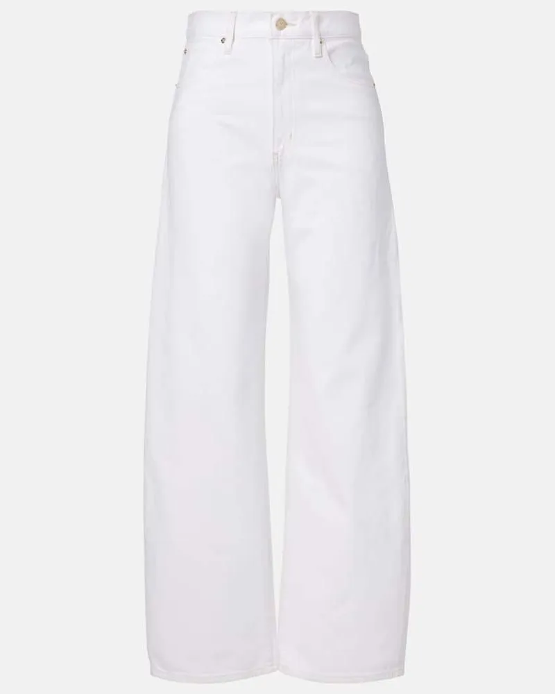 Frame Denim Barrel Jeans Bow Weiß