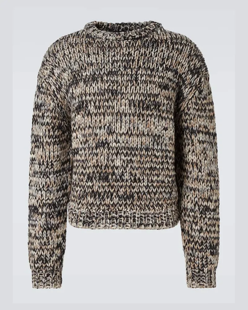 Christophe Lemaire Pullover aus einem Wollgemisch Braun