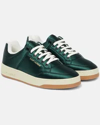 Saint Laurent Sneakers SL/61 aus Satin Gruen