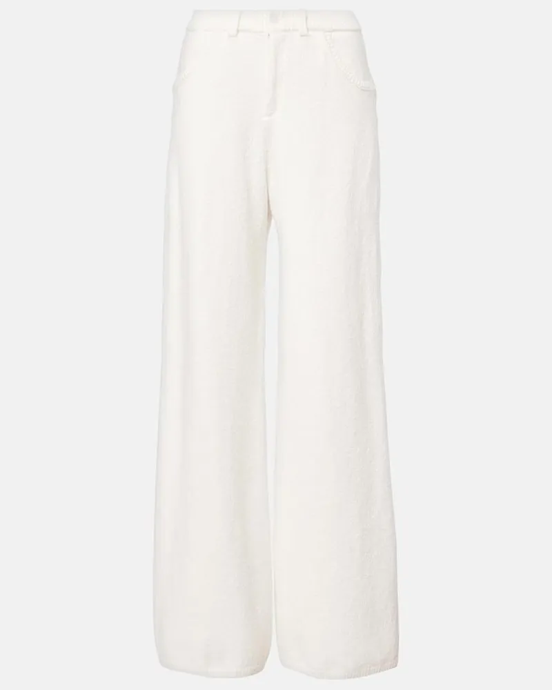 Aya Muse Straight Jeans Trix Weiß