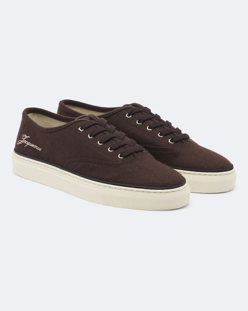 Jacquemus Sneakers Féfé aus Canvas Braun
