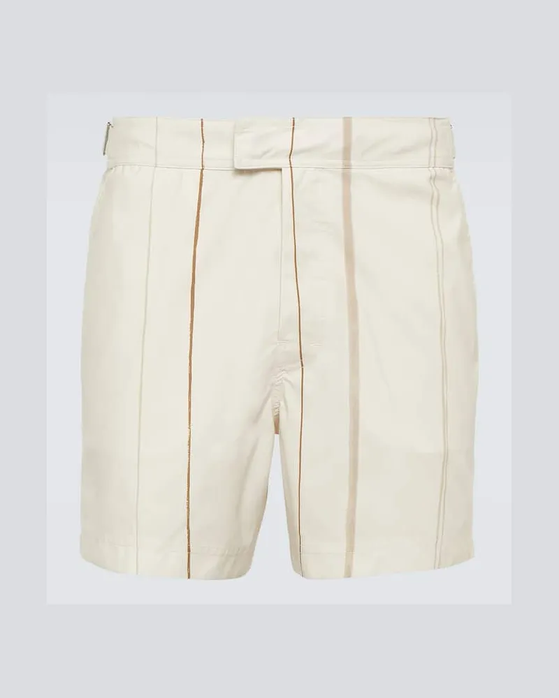 Ermenegildo Zegna Bedruckte Badeshorts Multicolor