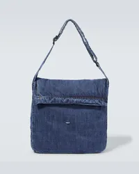 Our Legacy Messenger Bag Sling aus Denim Blau