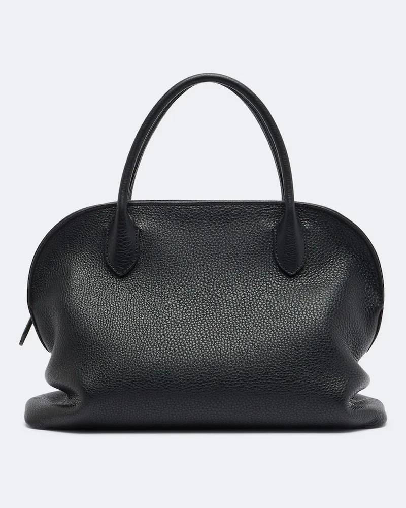 The Row Henkeltasche Agnes Small aus Leder Schwarz