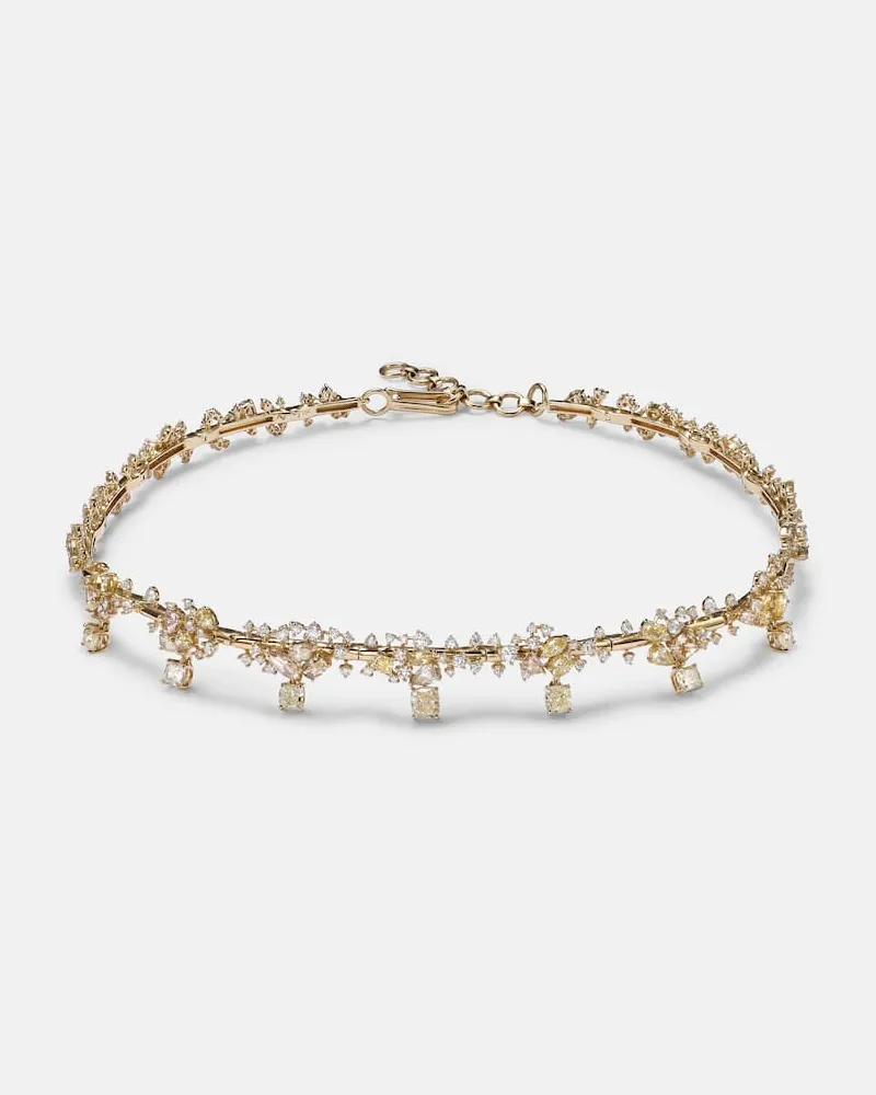 Ananya Choker aus 18kt Gelbgold mit Diamanten Gold