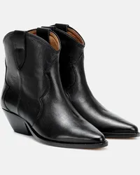 Isabel Marant Ankle Boots Dewina aus Leder Schwarz