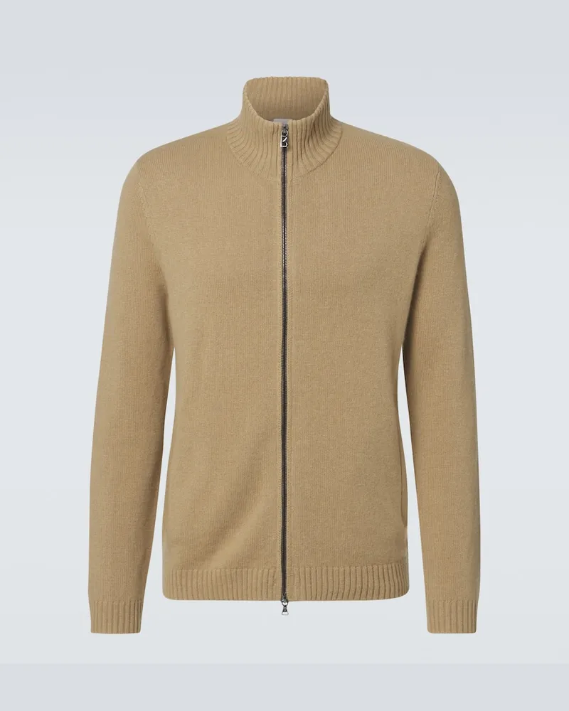 Bogner Ski-Midlayer Dexter aus Wolle und Kaschmir Beige