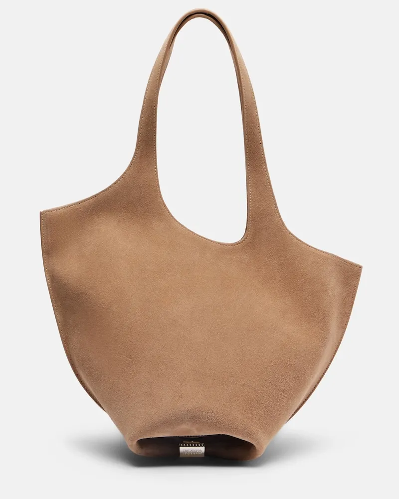 ATTICO Schultertasche La S Scoop Medium Braun