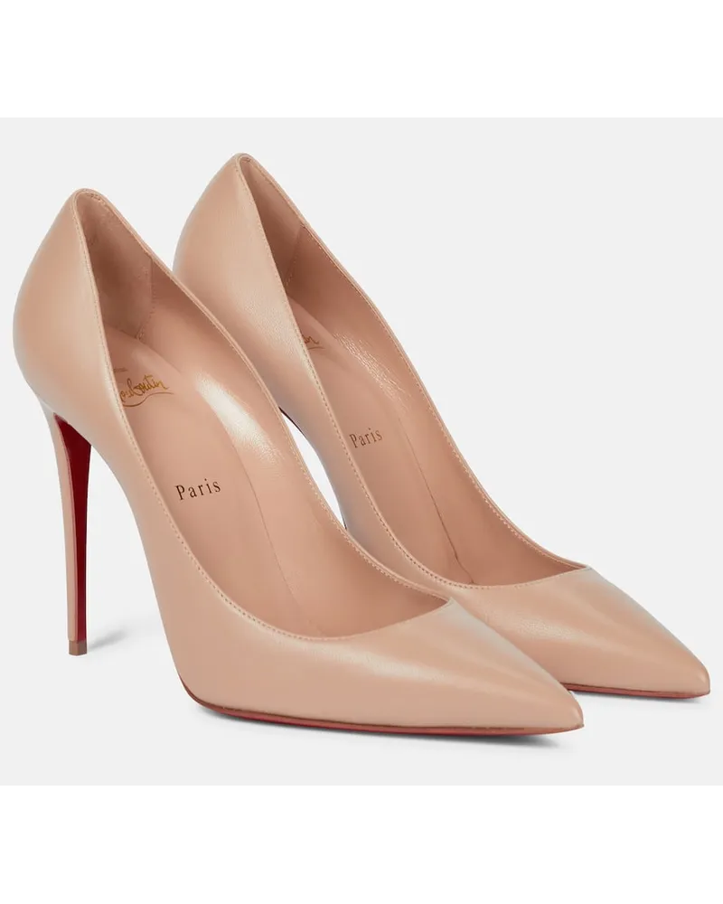 Christian Louboutin Pumps Kate 100 aus Leder Beige
