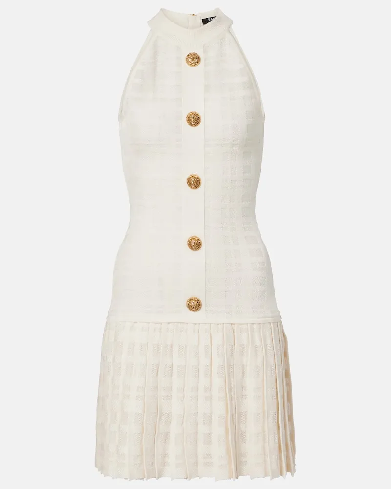 Balmain Minikleid Weiß