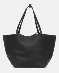 The Row Shopper Park Tote Three aus Leder Schwarz