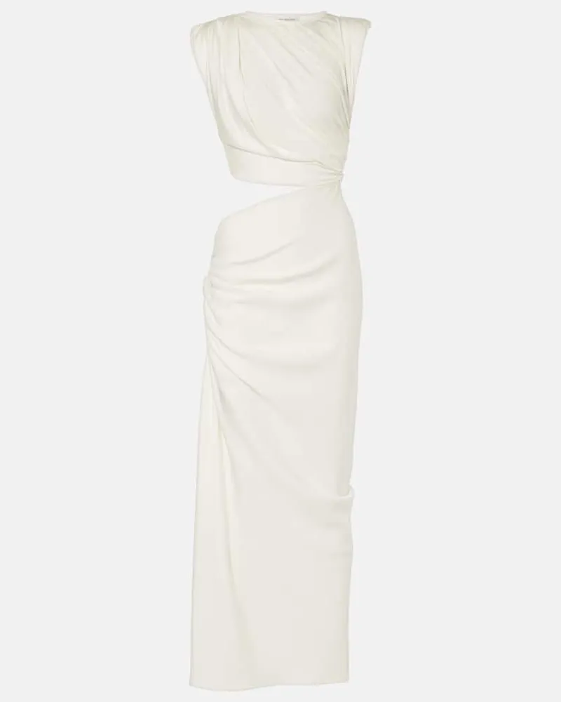 Christopher Esber Maxikleid Weiã