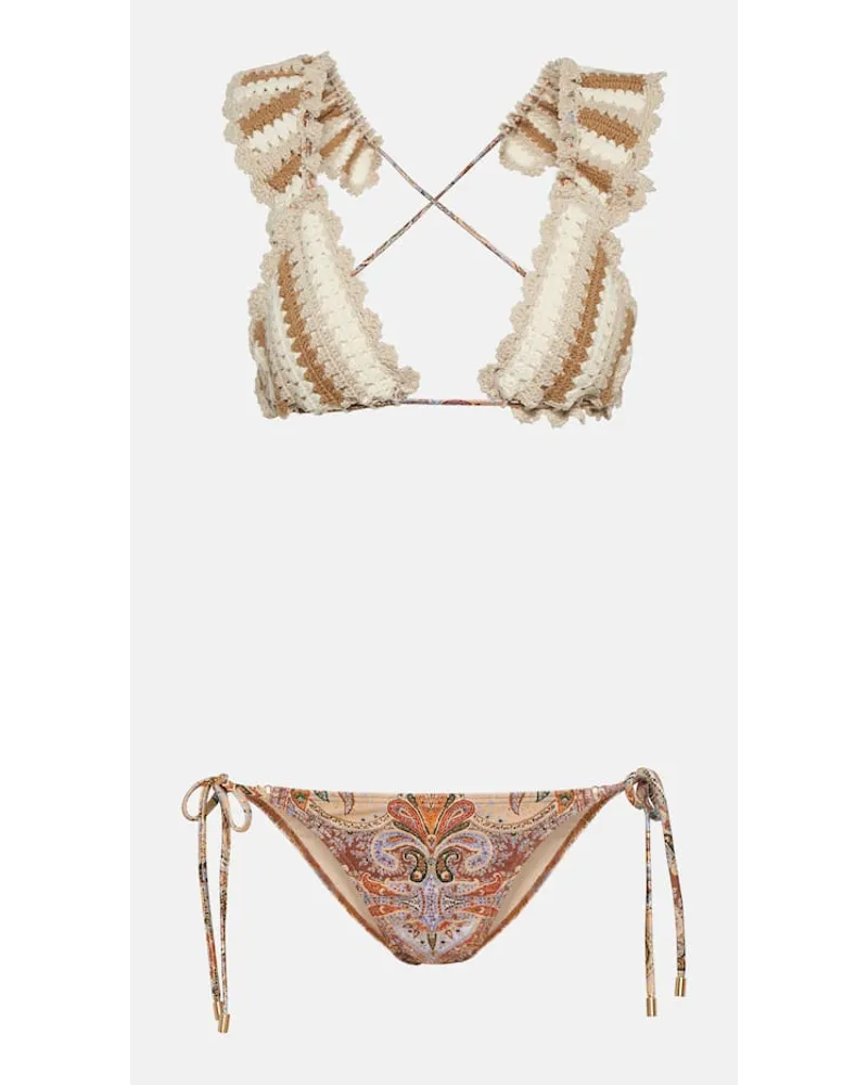 Zimmermann Bedruckter Bikini Devi Multicolor