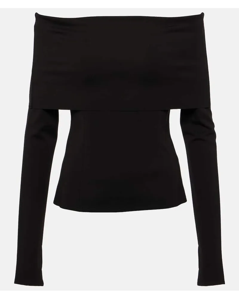 Dorothee Schumacher Off-Shoulder-Top Schwarz