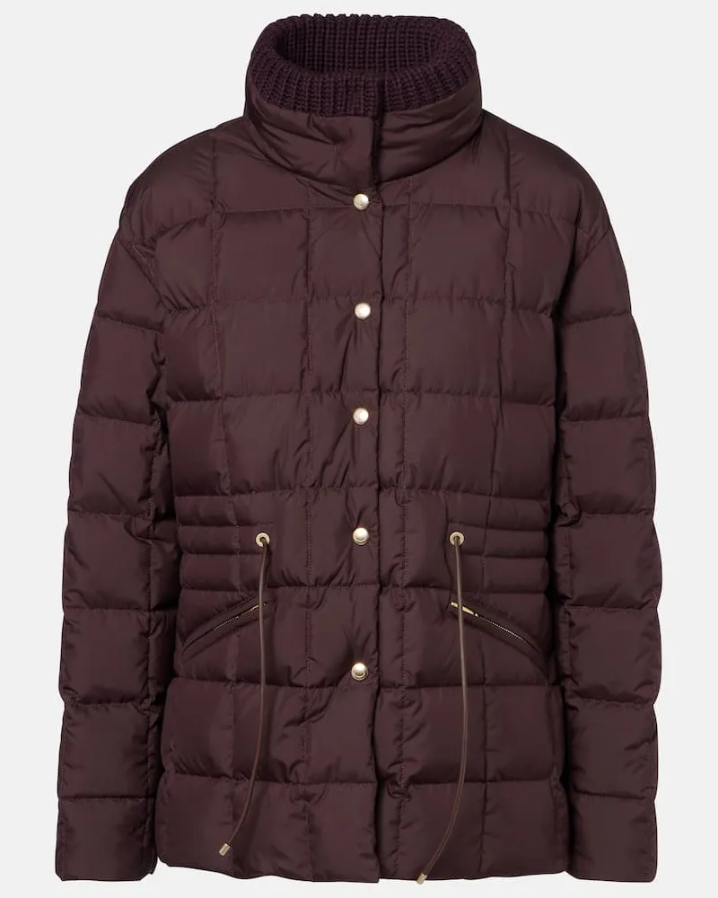 Moncler Daunenjacke Antigone Burgunderrot