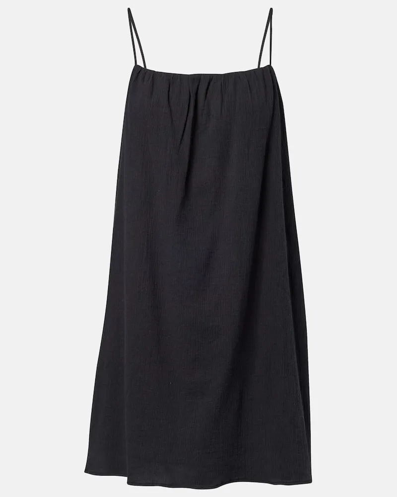 Heidi Klein Minikleid Salis aus Baumwolle Schwarz