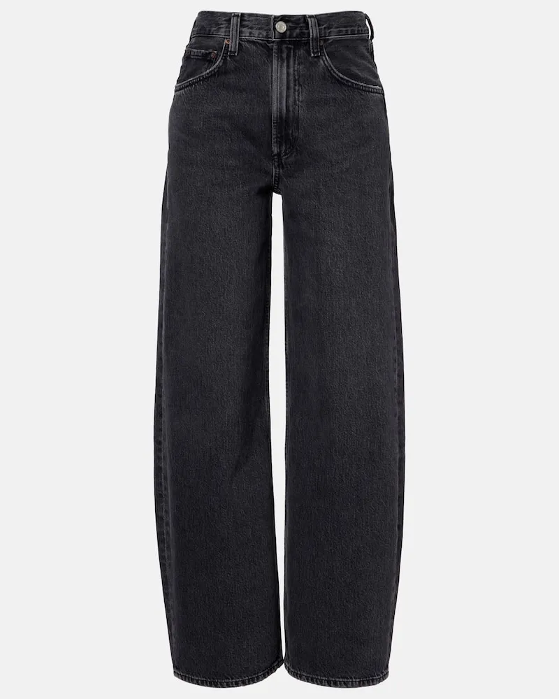 AGOLDE Low-Rise Jeans Low Curve Grau