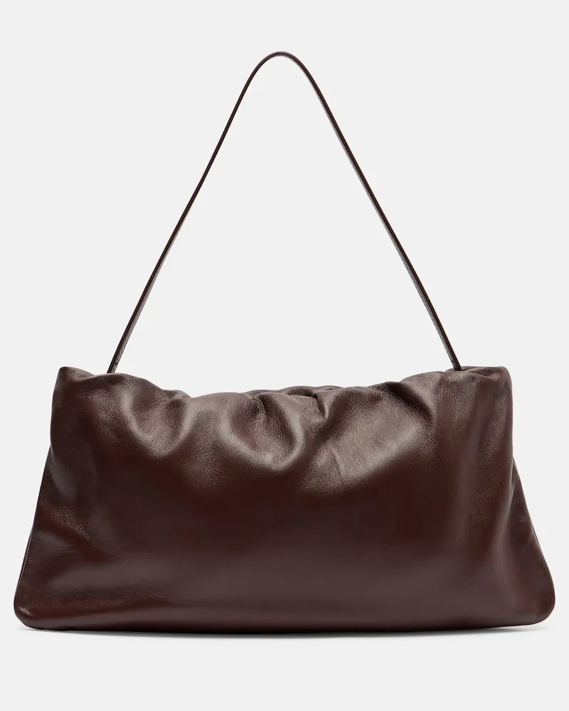 The Row Schultertasche XL Bourse aus Leder Braun