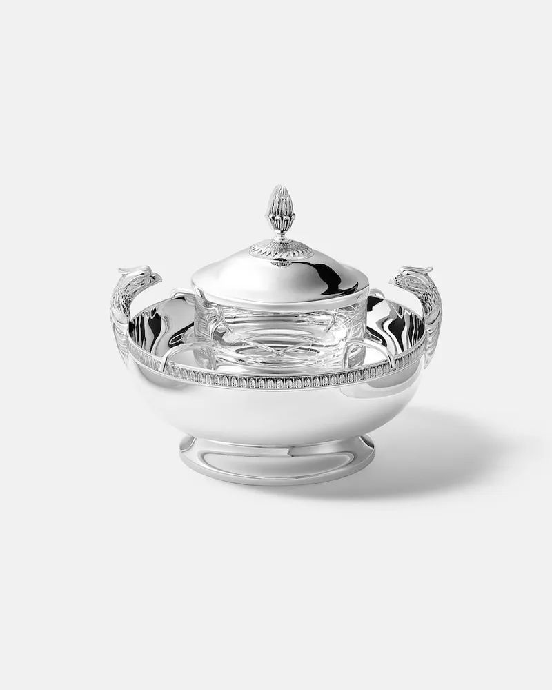 Christofle Set Malmaison aus Eiskühler und Schale Silber