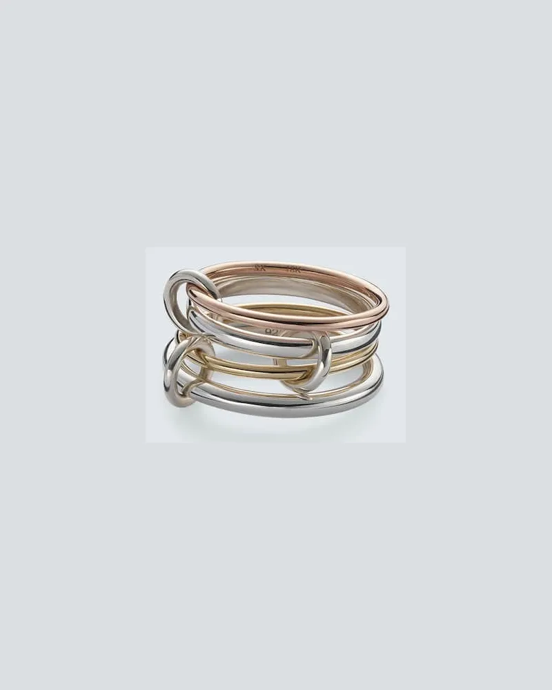 Spinelli Kilcollin Ring Hyacinth Mx aus 18kt Gelbgold, Roségold und Sterlingsilber Gold