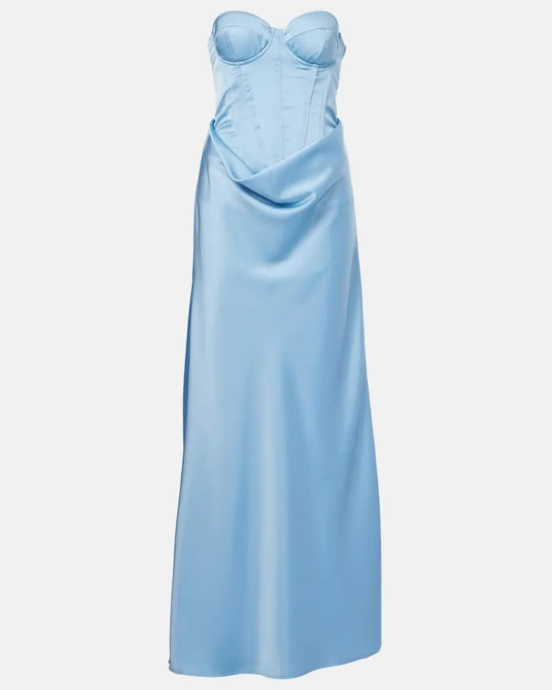 ROTATE Birger Christensen Bridal Robe Blau