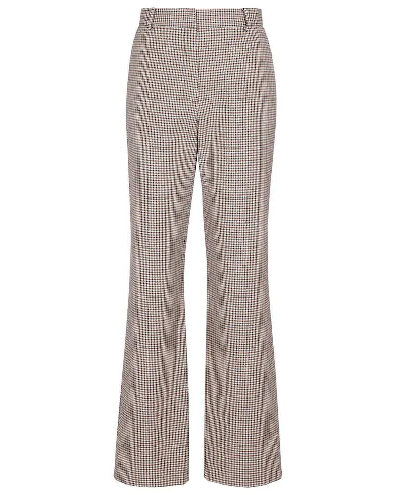 Magda Butrym High-Rise-Hose mit Wollanteil Beige