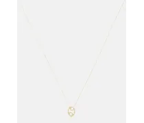 Persee Halskette Cancer aus 18kt Gelbgold mit Diamanten