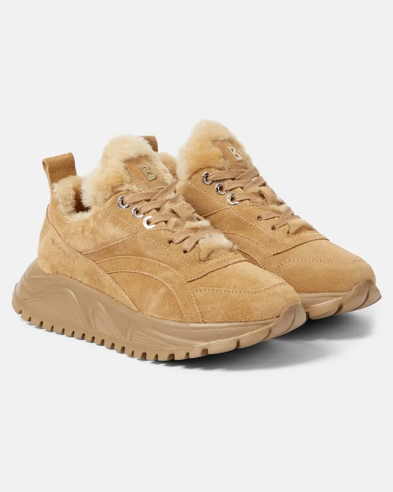 Bogner Sneakers New Malaga aus Veloursleder Braun