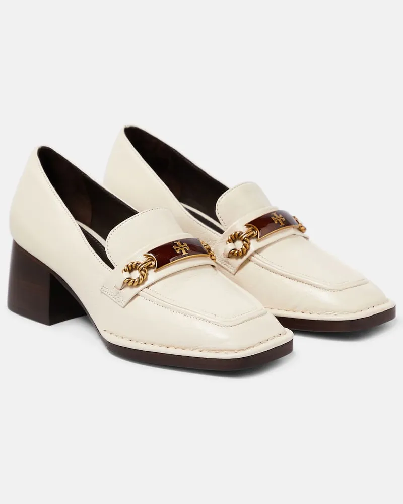 Tory Burch Loafers Perrine aus Leder Weiß