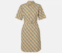 Hemdblusenkleid Burberry Check aus Baumwolle