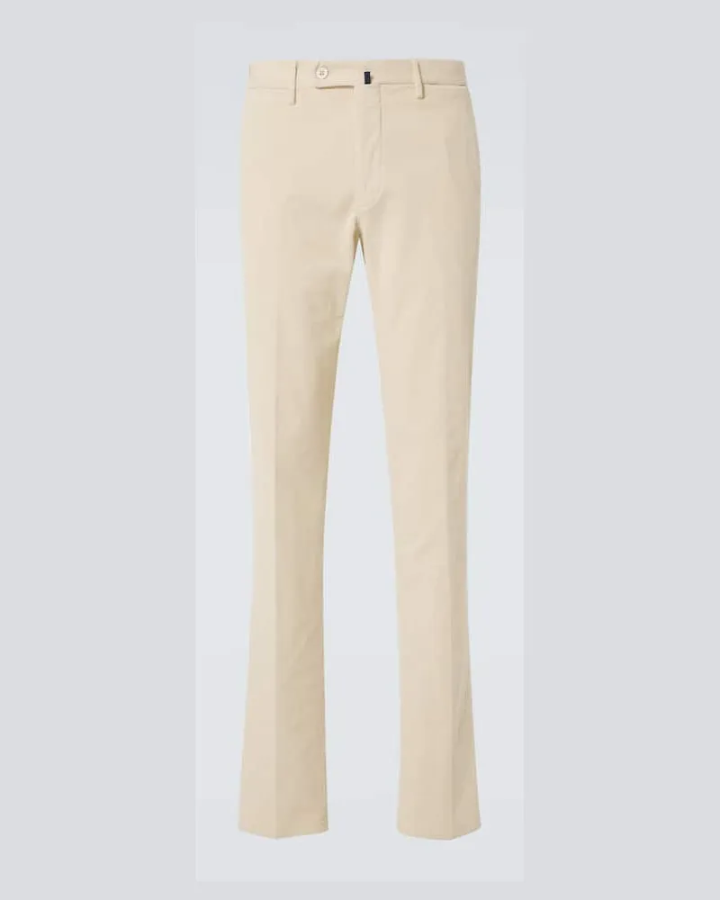 Slowear Schmale Hose aus Baumwoll-Cord Nude