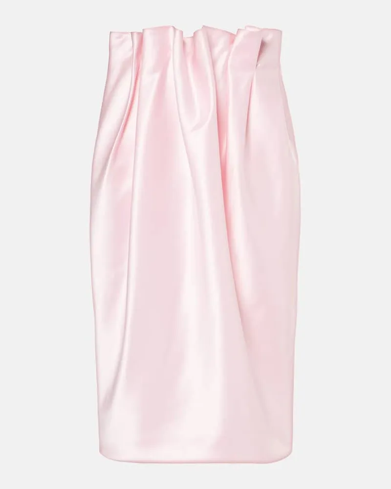 Simone Rocha Midirock aus Satin Pink