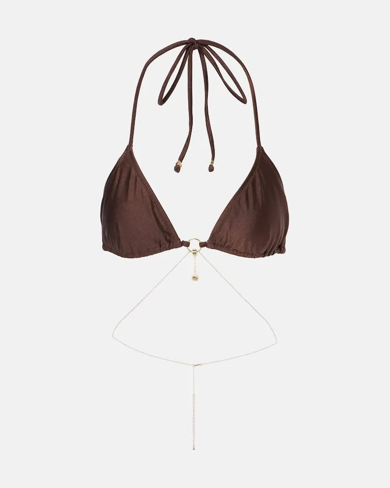 BANANHOT Bikini-Oberteil Braun