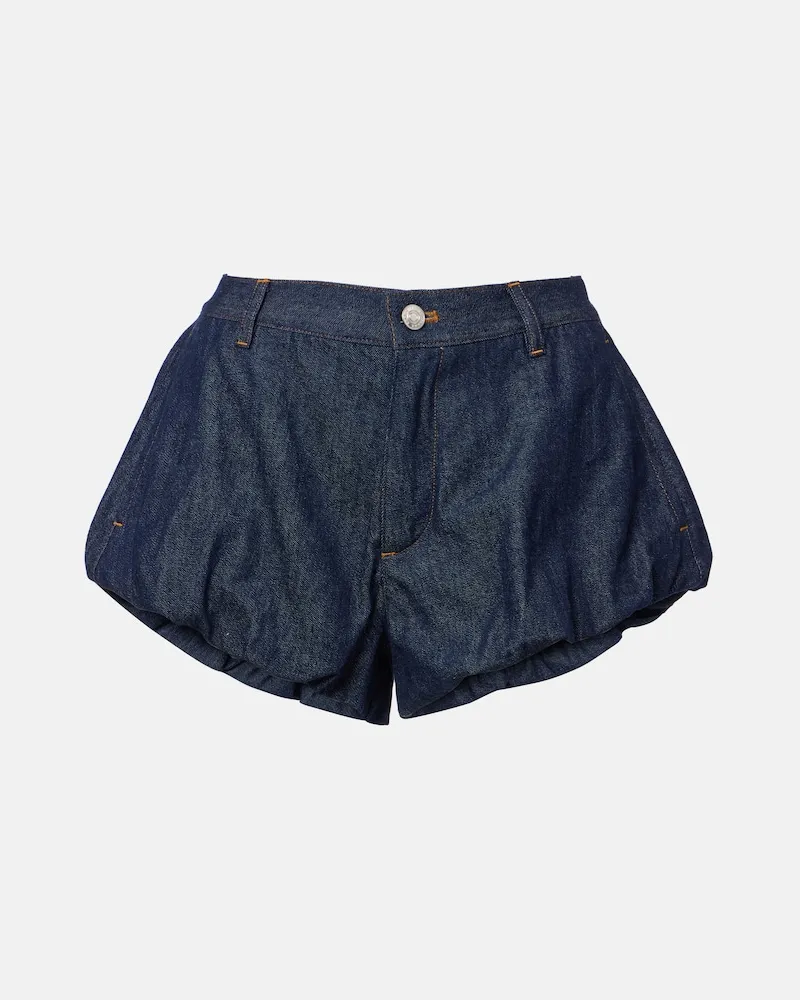Frame Denim Jeansshorts The Shell Blau
