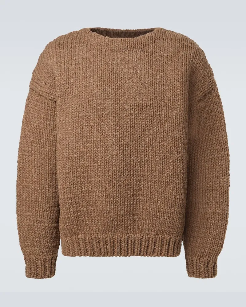 Visvim Pullover Amplus aus Wolle und Kaschmir Braun