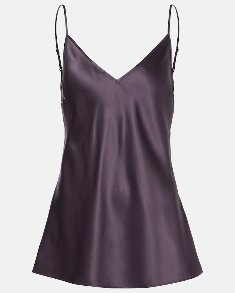 Joseph Top Clea aus Seidensatin Lila