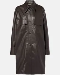 Stella McCartney Oversize-Hemdjacke Braun