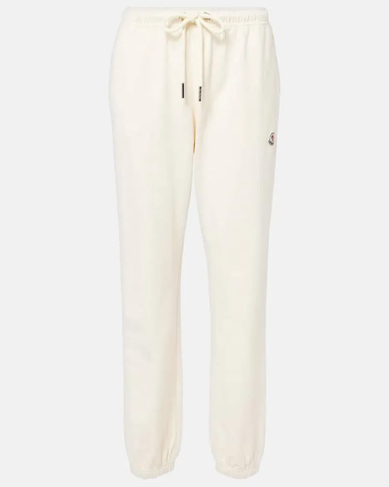 Moncler Jogginghose aus Baumwolle Beige