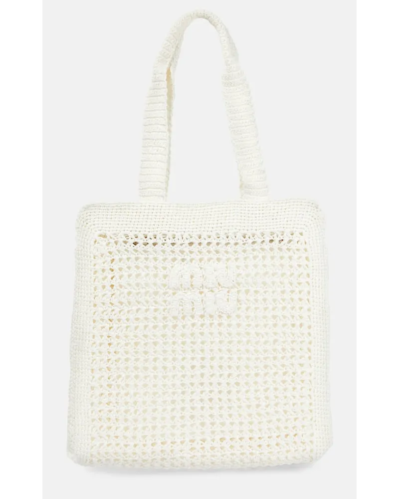 Miu Miu Tote Weiss