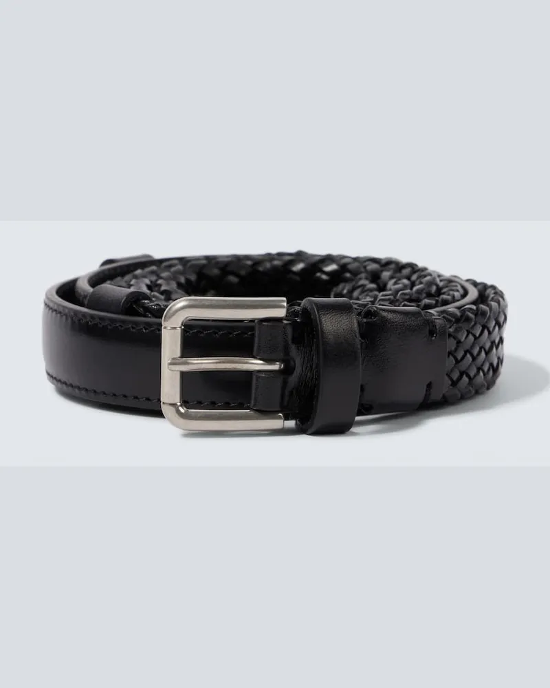Dolce & Gabbana Gürtel aus Leder Schwarz