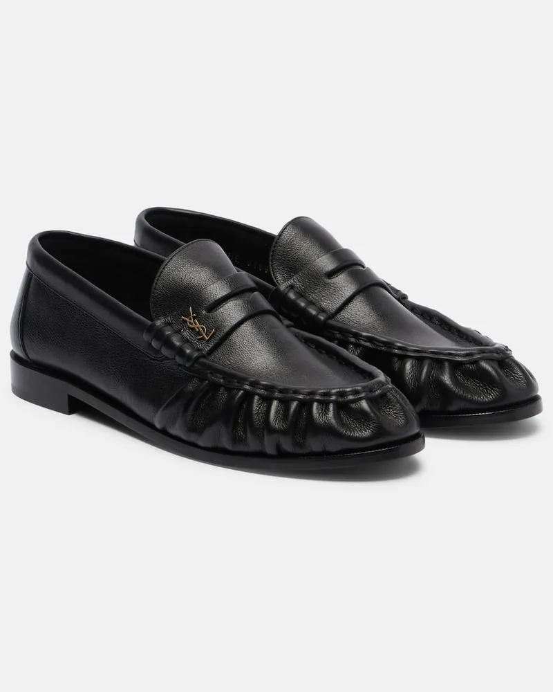 Saint Laurent Loafers Le Loafer aus Leder Schwarz
