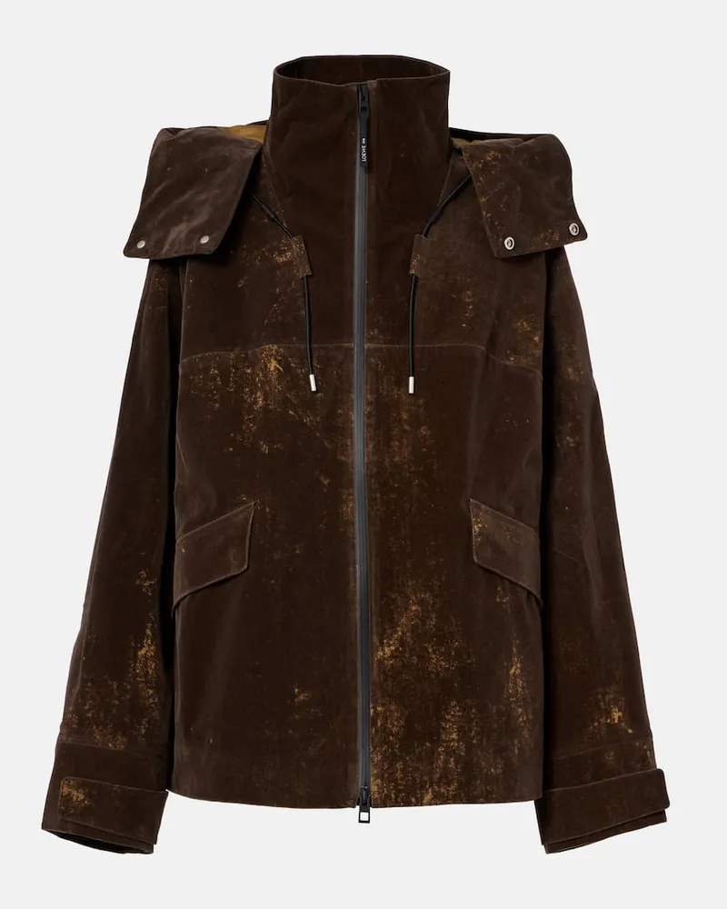 Loewe X On Oversize-Jacke Braun