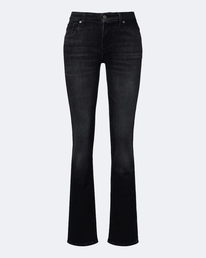 7 for all mankind Slim Jeans Schwarz